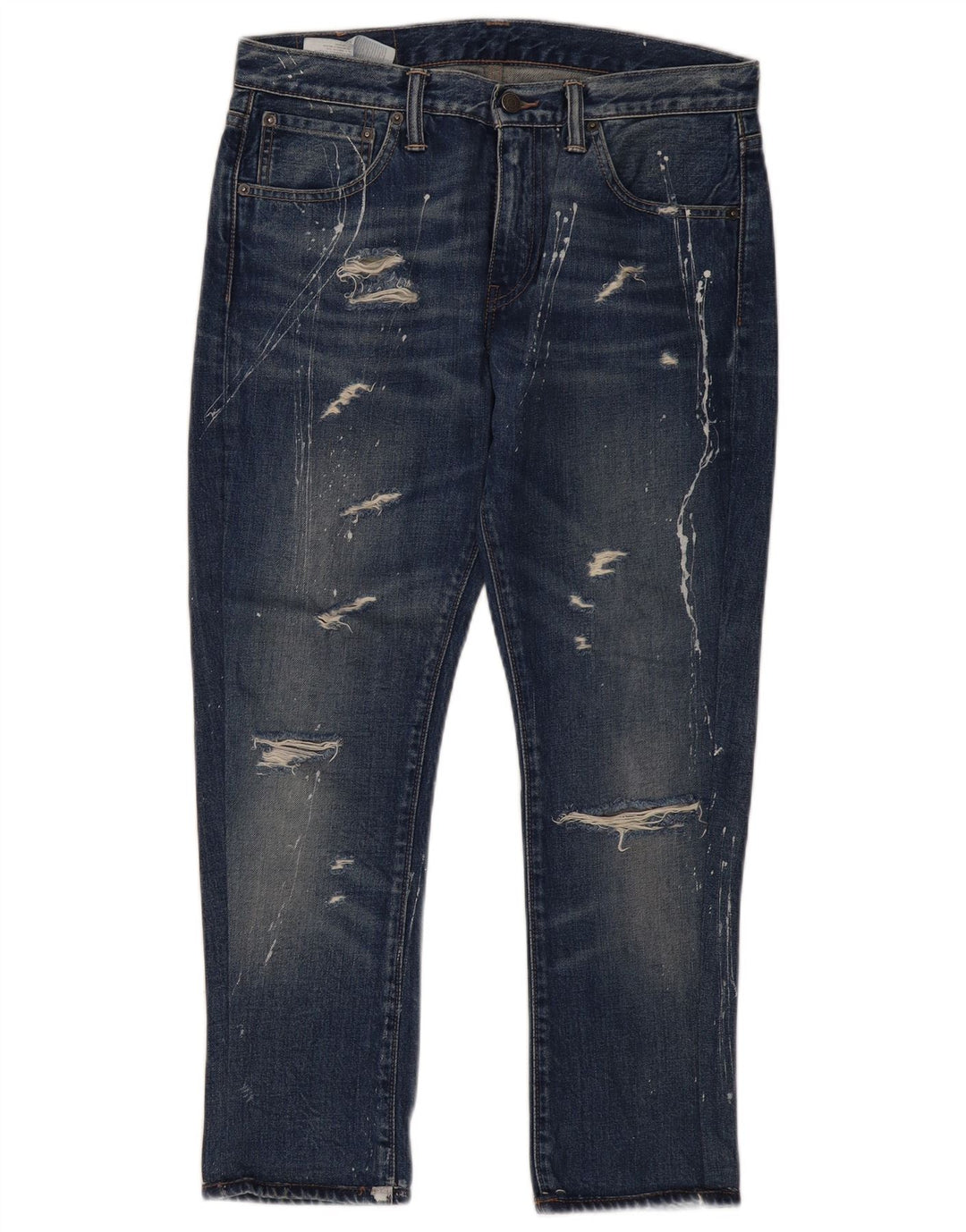 Levi's Mujer 527 Vaqueros Slim Desgastados W32 L28 Algodón Azul