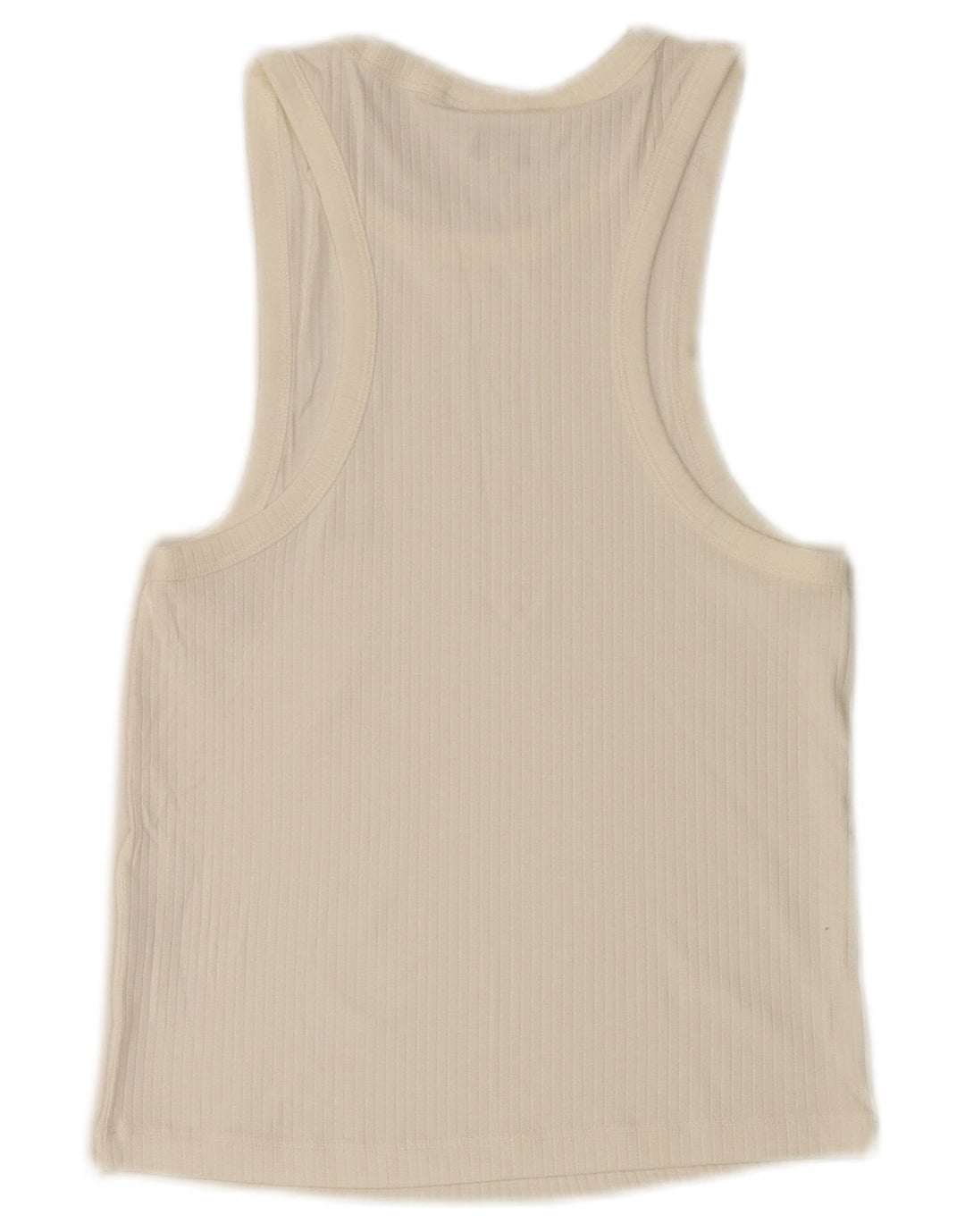 Camiseta sin mangas Lee Crop Slim Fit para mujer UK 8 Small Blanco