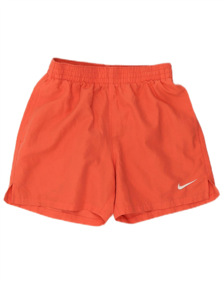 Nike - Pantalones cortos deportivos para hombre, talla pequeña, color naranja