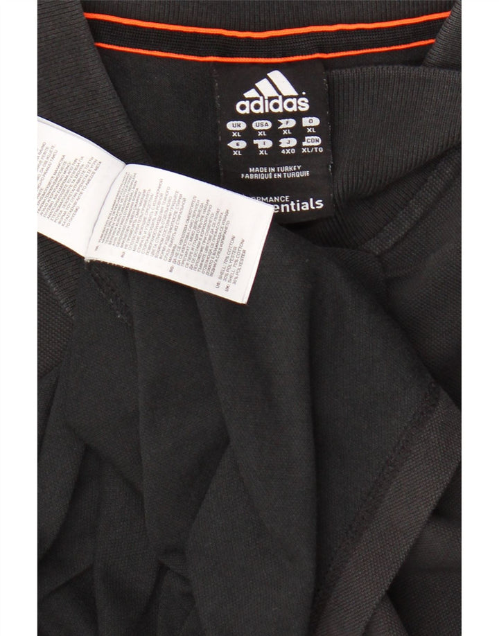 Adidas Hombre Climalite Polo XL Algodón Negro