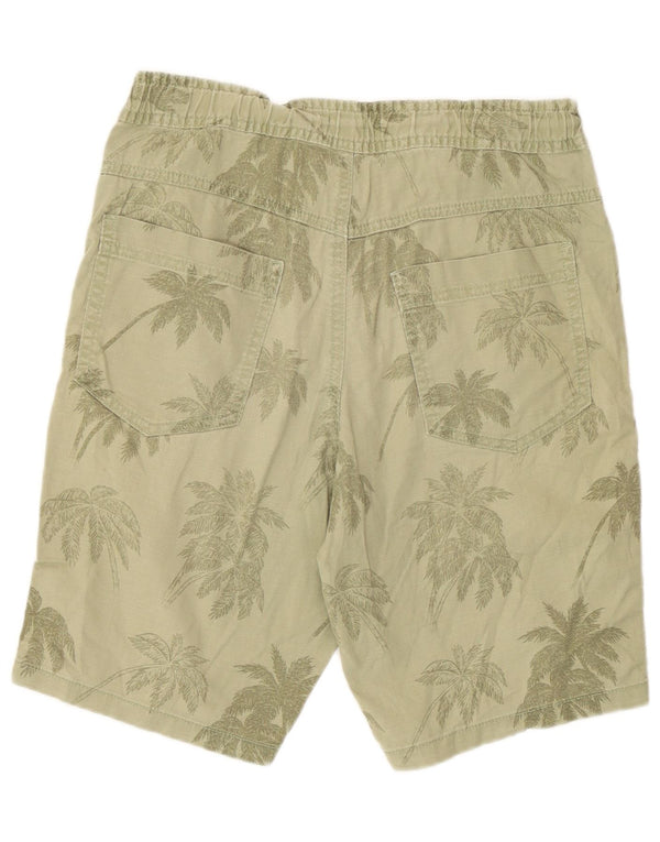 Benetton Pantalones cortos chinos hawaianos para niña 13-14 años XL W26 Verde Floral