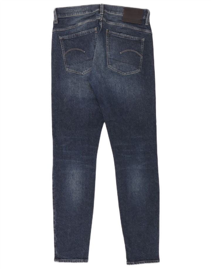 Vaqueros ajustados desgastados para mujer G-Star W28 L30 Algodón azul