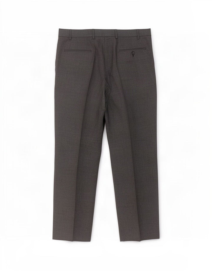 Marks & Spencer Pantalón de traje recto para hombre W38 L31 Poliéster azul