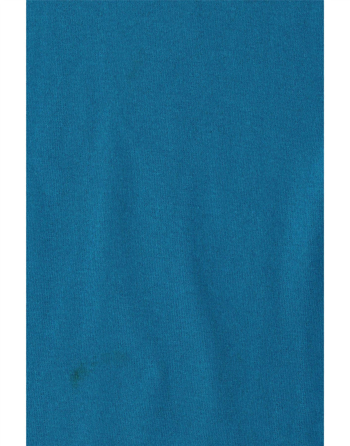 Cos - Camiseta holgada para hombre, talla pequeña, algodón azul