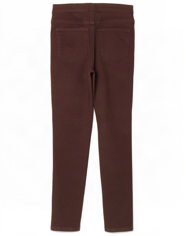Marks & Spencer Jeans Jegging para Mujer UK 8 Small W26 L26 Algodón Marrón