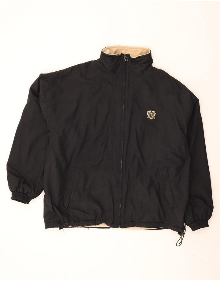 Chiemsee Chaqueta cortavientos extragrande para hombre UK 42 XL Poliéster negro