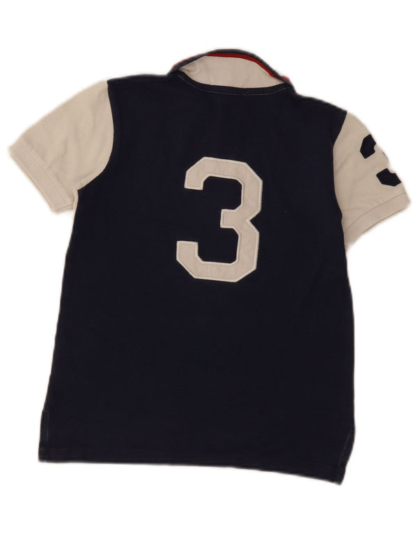 Polo Ralph Lauren Camisa de manga corta para niño 5-6 años Blanco Colorblock