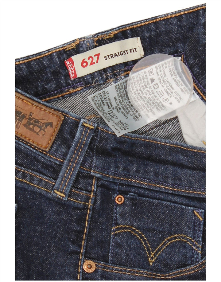 Vaqueros Levi's Mujer 627 Rectos W30 L29 Algodón Azul