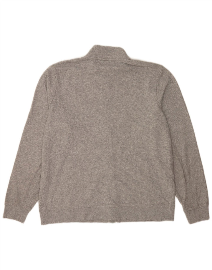 Fila Chaqueta de chándal para hombre, talla 2XL, algodón moteado gris