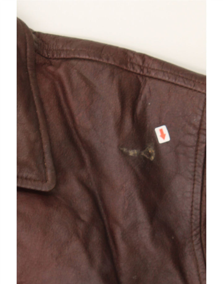 ROUTE 66 Mens Leather Jacket UK 38 Medium Brown Leather Vintage Route 66 and Second-Hand Route 66 from Messina Hembry 