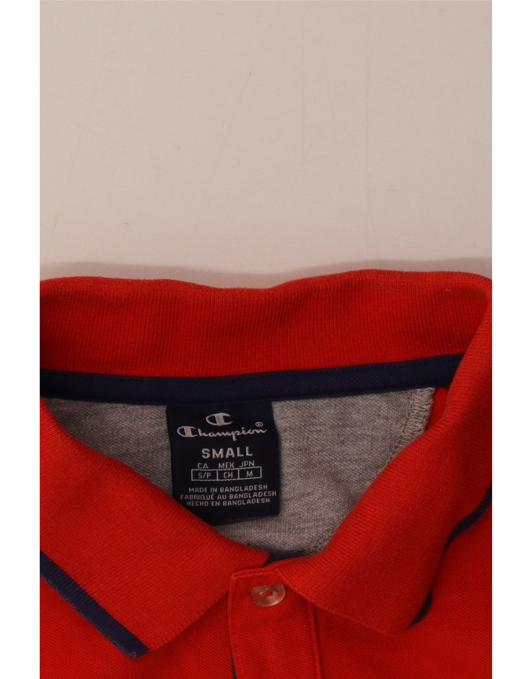 Champion Polo Para Hombre Pequeño Rojo