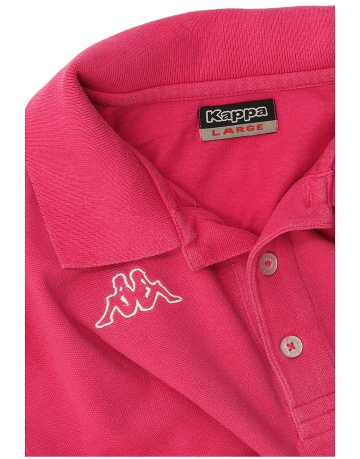 Polo Kappa Hombre Grande Rosa
