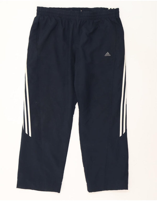 Adidas Mens Climalite Chándal Pantalones Grande Azul Marino Poliéster
