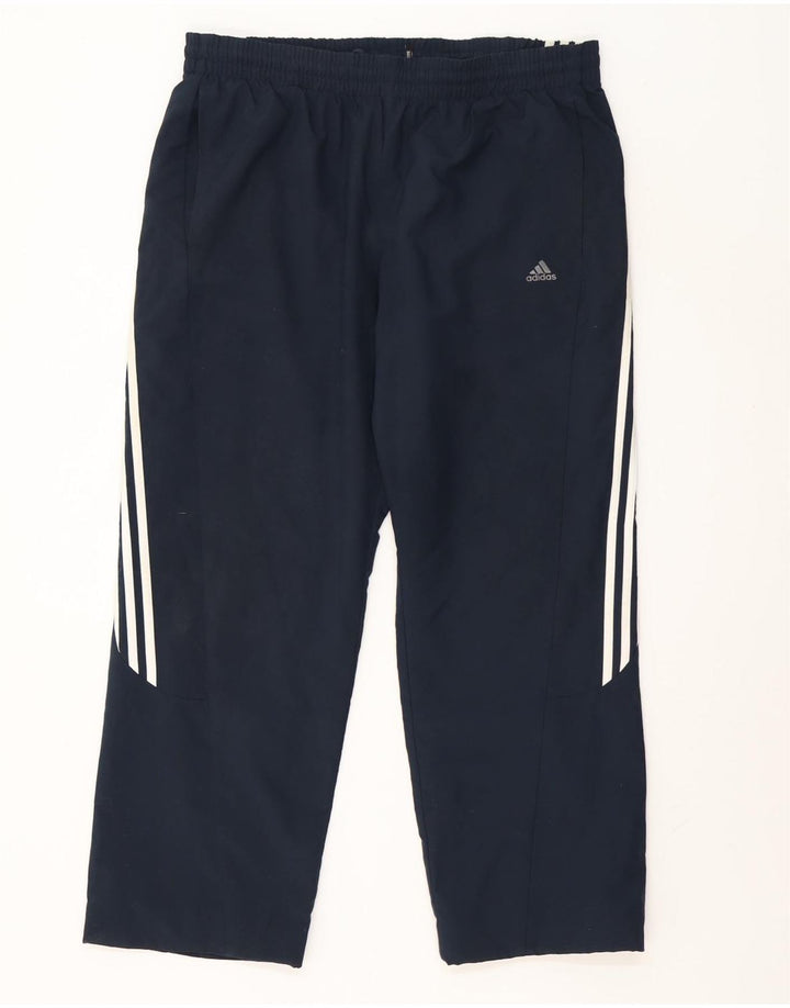 Adidas Mens Climalite Chándal Pantalones Grande Azul Marino Poliéster