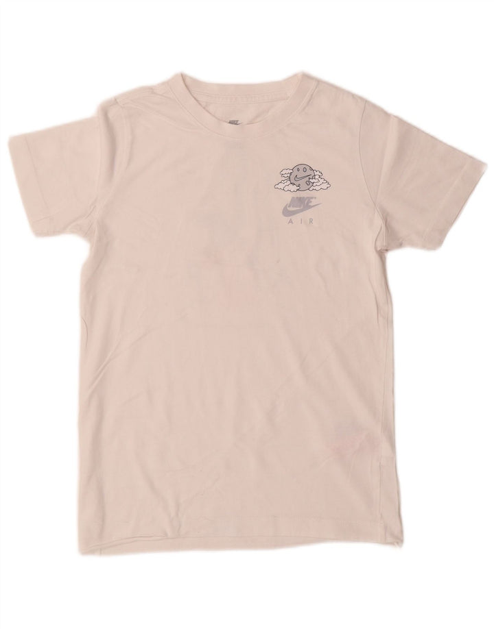 Nike Camiseta gráfica para niños 10-11 años Mediana Algodón Blanco