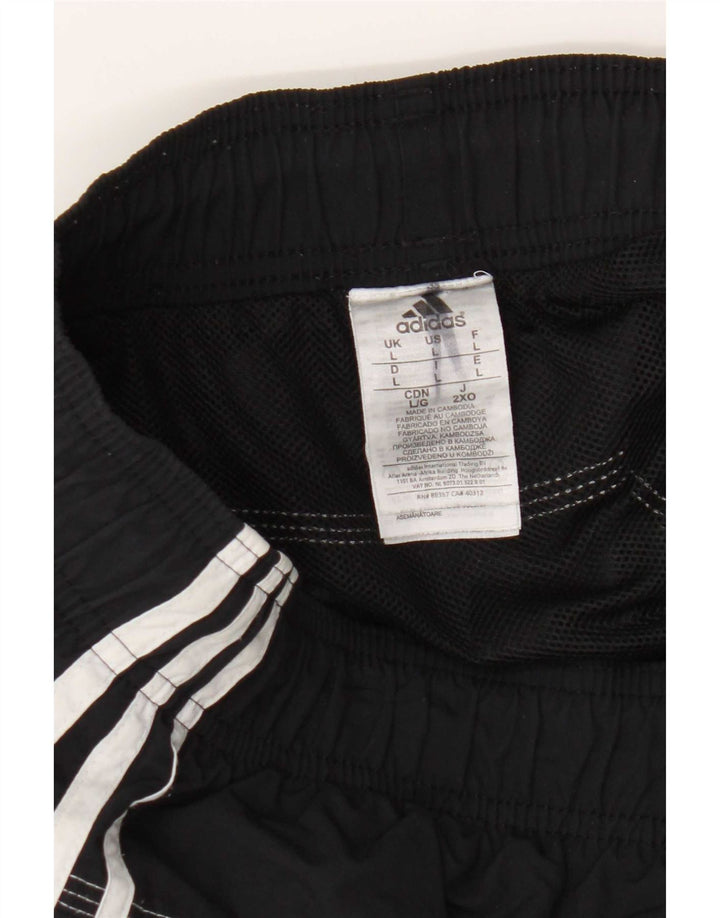 Adidas Hombre Bañador Corto Grande Poliamida Negro