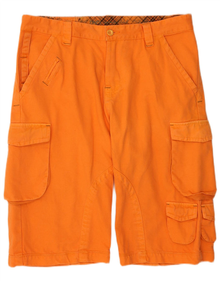 OXER Pantalones cortos cargo para hombre IT 52 XL W36 Algodón naranja