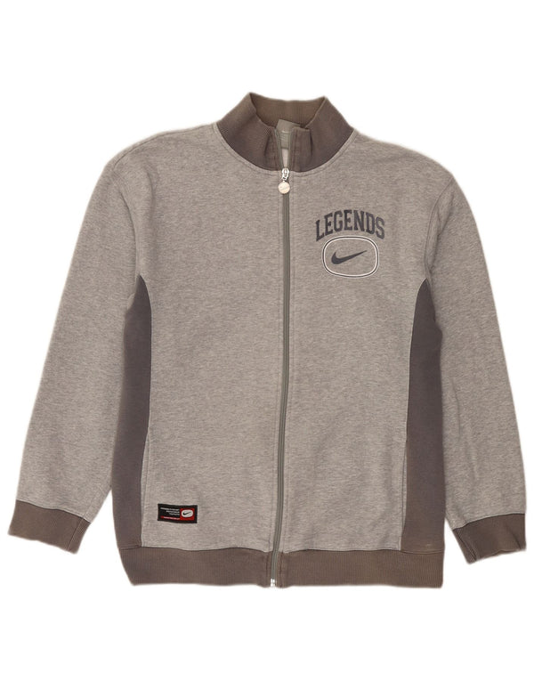 NIKE Chaqueta de chándal gráfica para niños 13-14 años XL Gris Colorblock