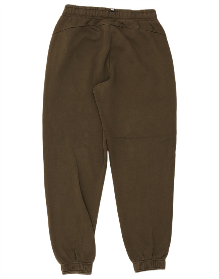 Puma Pantalones de chándal para niño Joggers 15-16 años Caqui Algodón