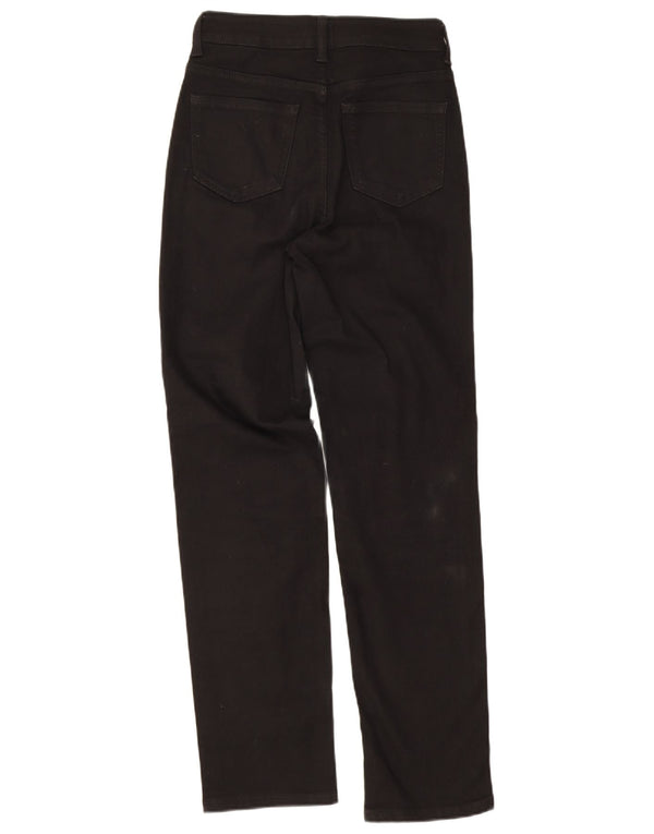 Marks & Spencer Jeans rectos The Sienna para mujer UK 10 Small W28 L30 Negro