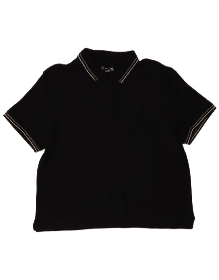 LOTTO Polo Hombre 2XL Negro