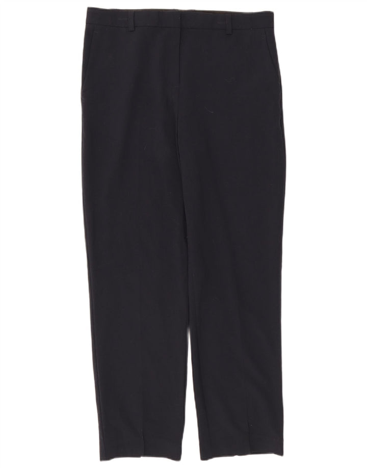 Marks & Spencer Pantalones Chinos para Mujer UK 12 Medium W32 L29 Azul Marino