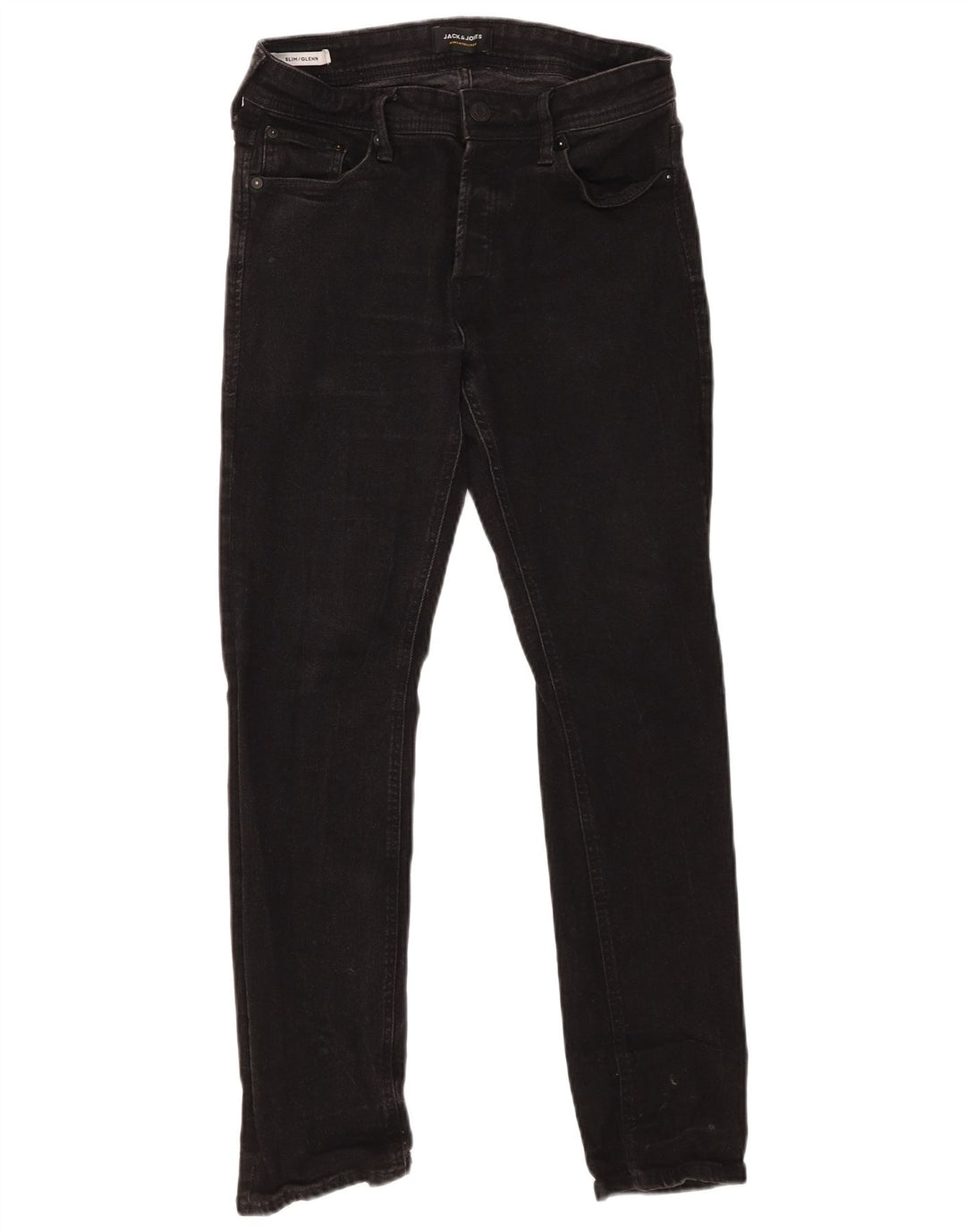 Jack & Jones Hombre GLENN Slim Jeans W30 L30 Algodón Negro