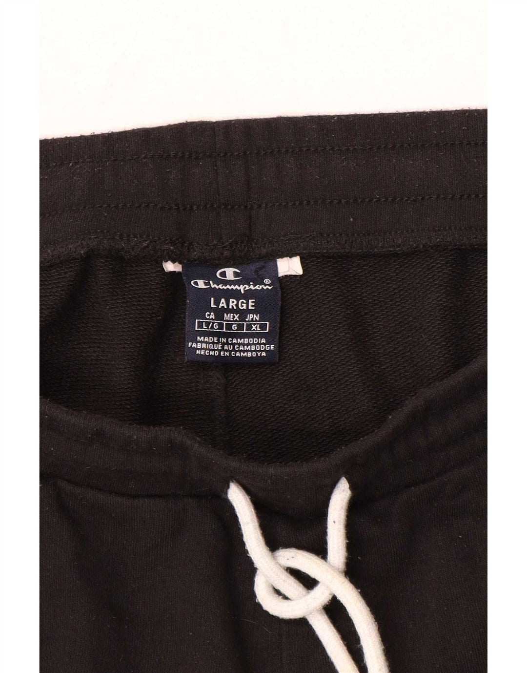 Champion Pantalones De Chándal Para Hombre Joggers Large Black