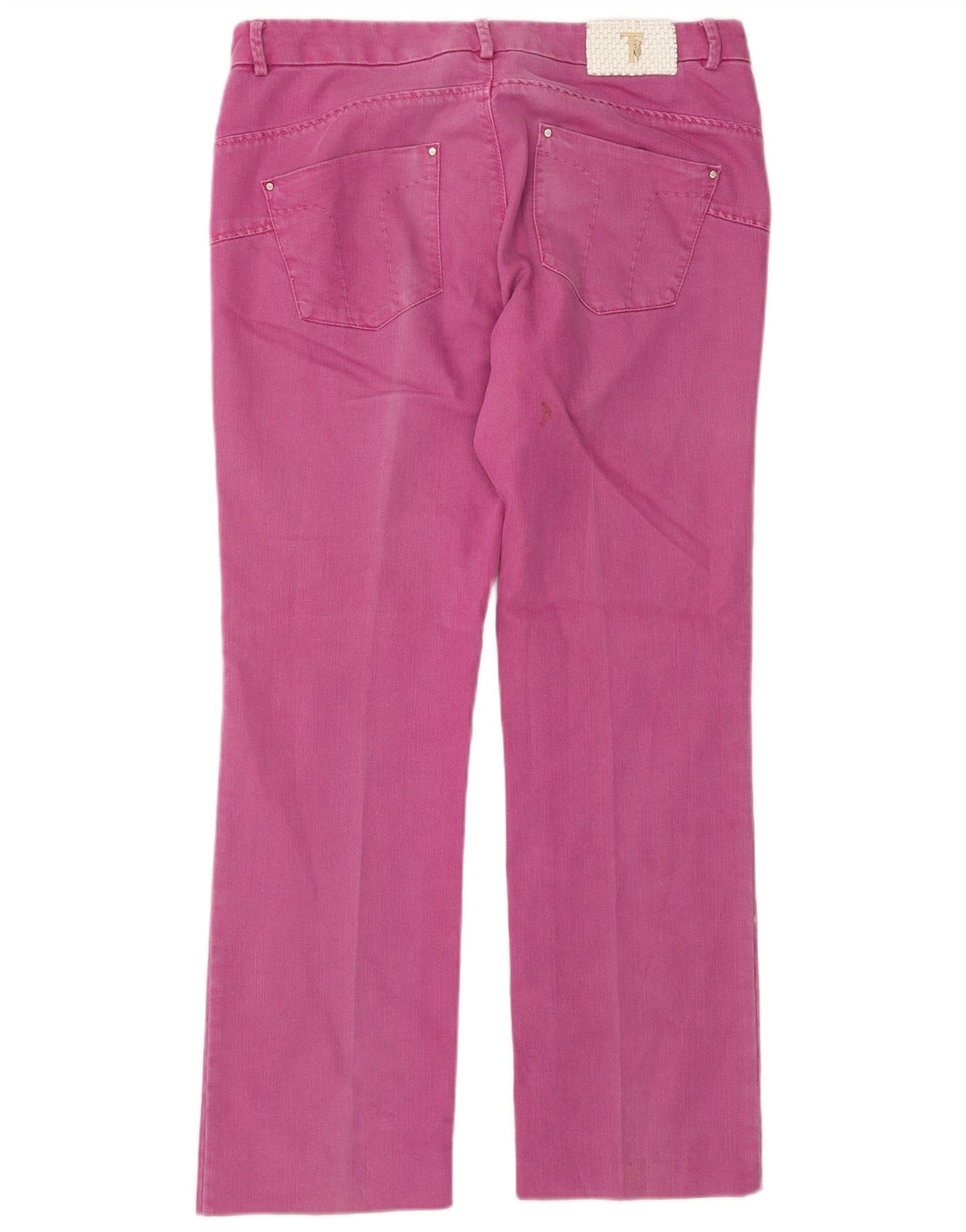 Vaqueros Trussardi Mujer Rectos W30 L30 Rosa Algodón