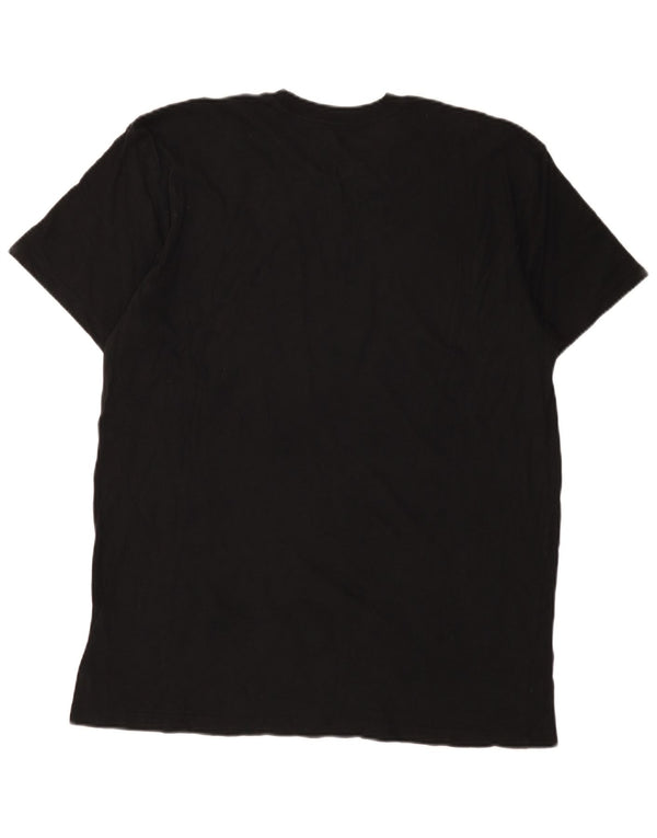 Hard Rock Cafe Mens Barcelona Graphic Camiseta Top XL Algodón Negro