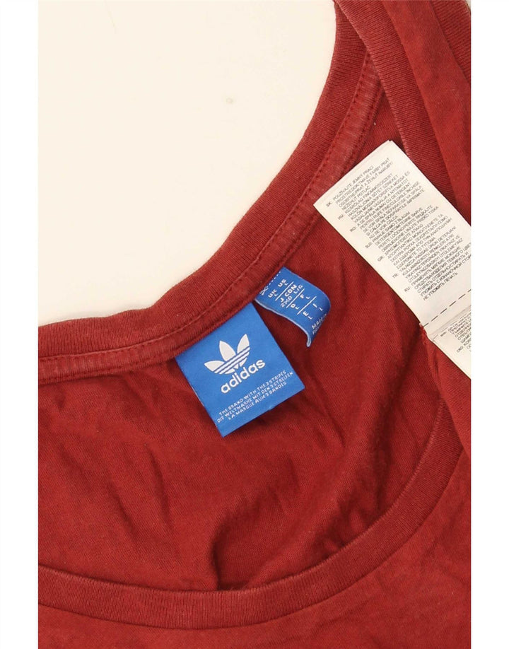 Adidas Hombre Graphic Vest Top Grande Granate Algodón