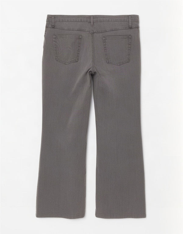 Marks & Spencer Vaqueros Bootcut Per Una para Mujer UK 40 Medium W34 L28 Gris
