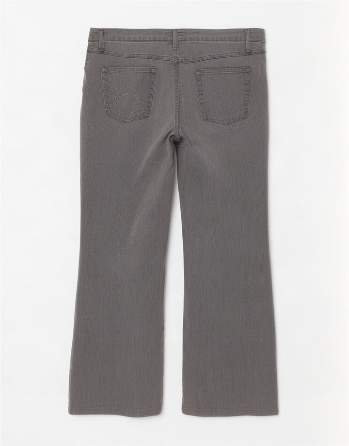 Marks & Spencer Vaqueros Bootcut Per Una para Mujer UK 40 Medium W34 L28 Gris
