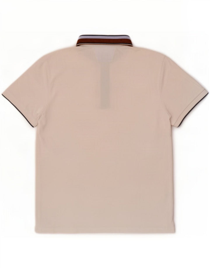 Zara Polo Hombre Blanco Mediano