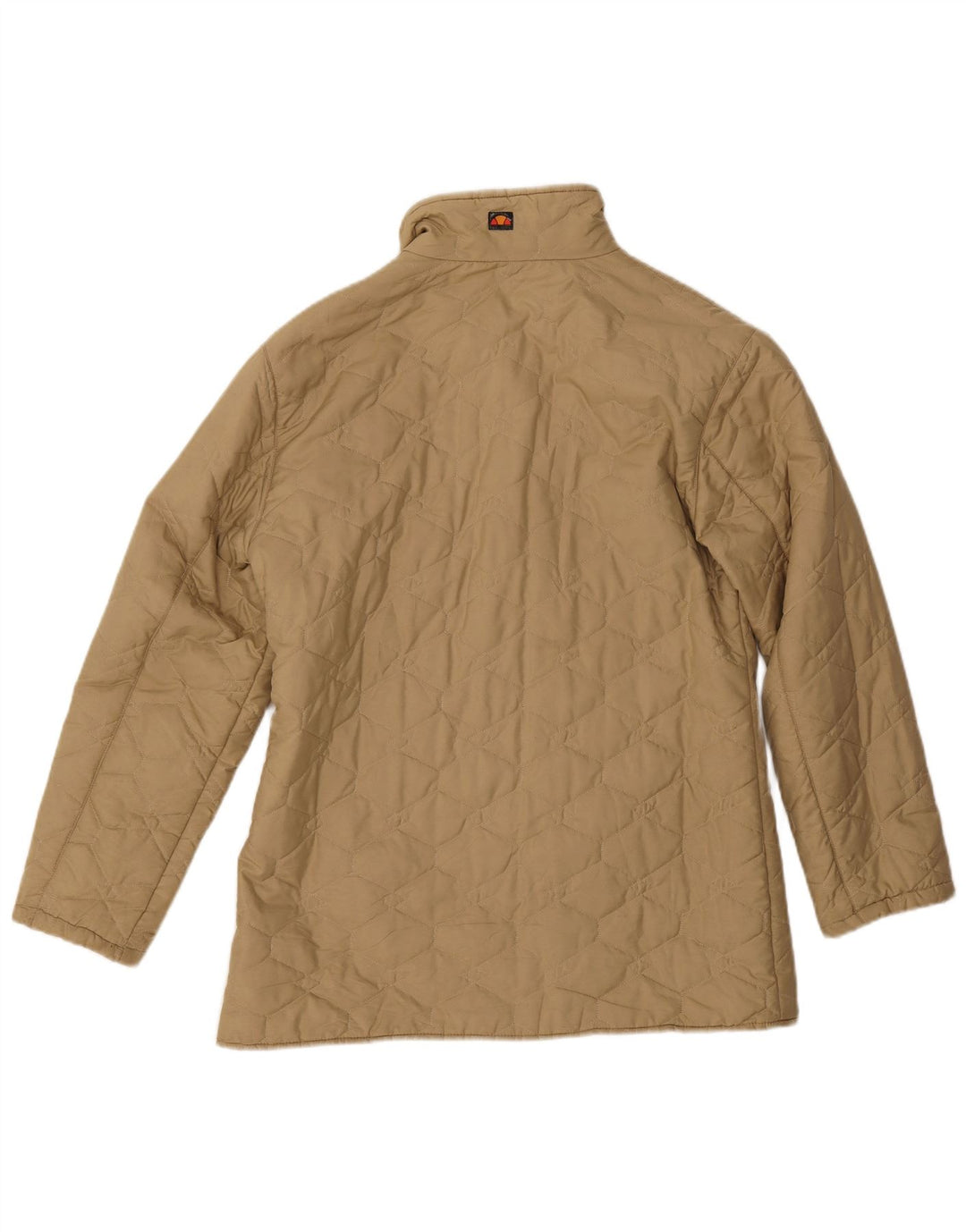 Ellesse Chaqueta acolchada extragrande para mujer UK 10 Small Beige Poliéster