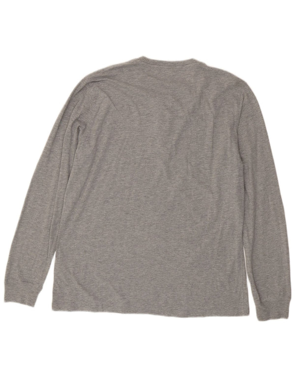 Wrangler Mens Regular Fit Top Manga Larga 2XL Algodón Gris