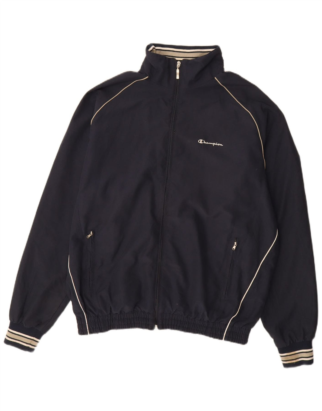 Champion Chaqueta de chándal para hombre XL Poliéster azul marino