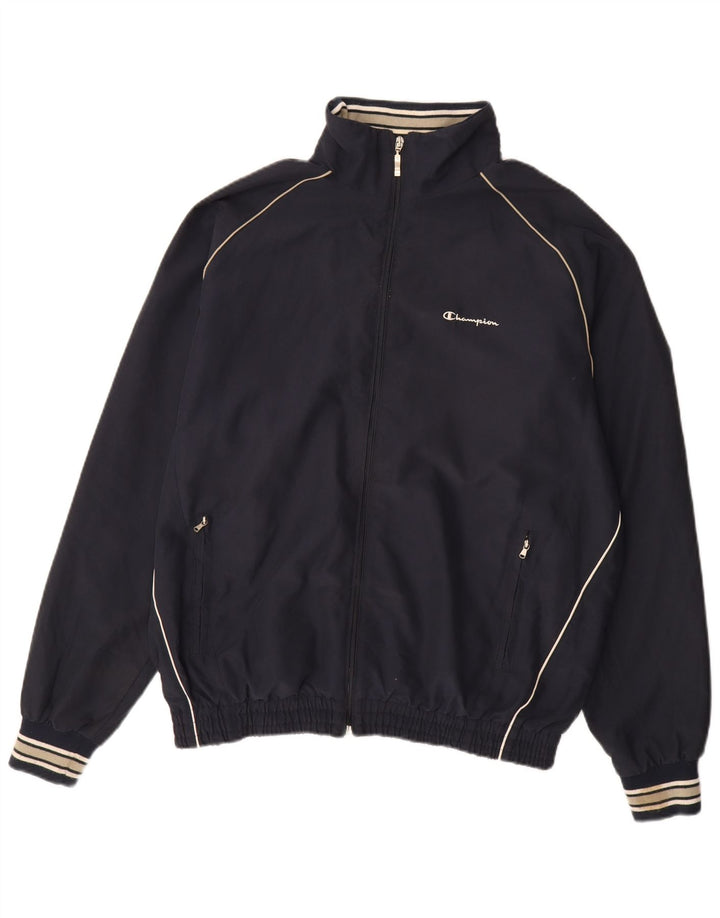 Champion Chaqueta de chándal para hombre XL Poliéster azul marino