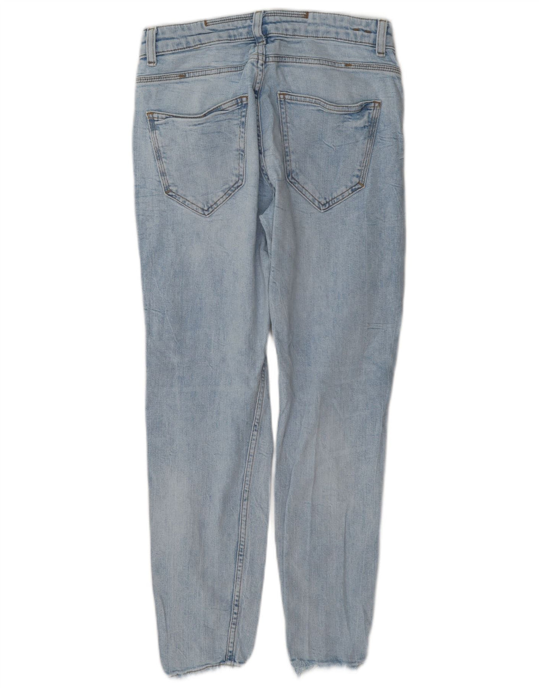 Zara Jeans ajustados desgastados para hombre EU 38 Small W30 L27 Azul