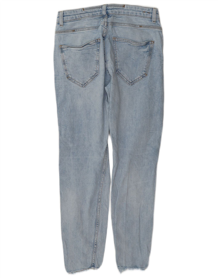 Zara Jeans ajustados desgastados para hombre EU 38 Small W30 L27 Azul