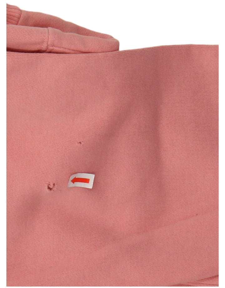 ELLESSE Sudadera con gráfico extragrande para mujer UK 8 Small Pink Cotton