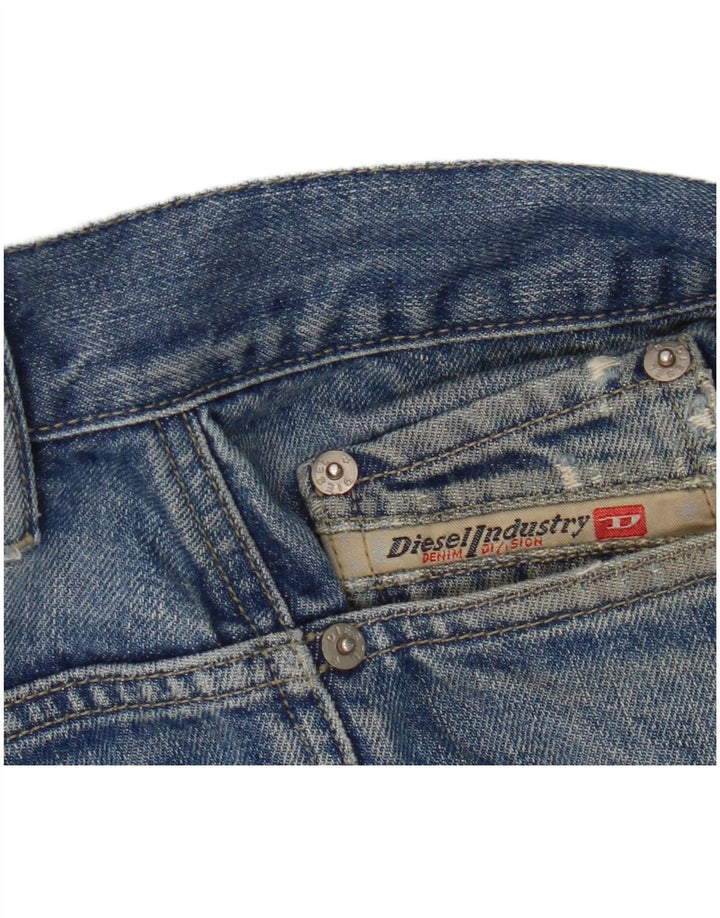Diesel Hombre Bootcut Jeans W36 L30 Algodón Azul