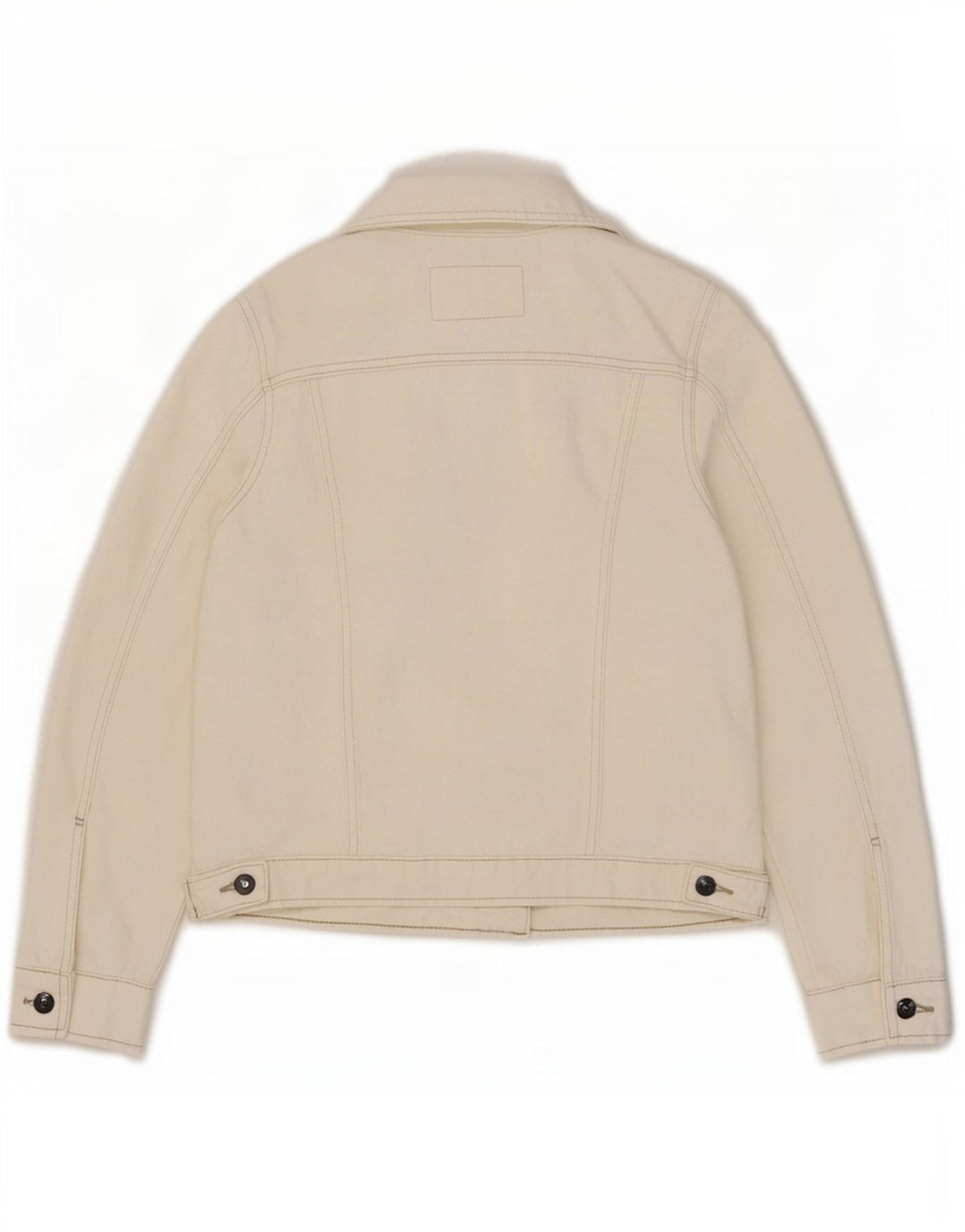 Marks & Spencer Chaqueta Vaquera para Mujer UK 8 Small Algodón Blanco