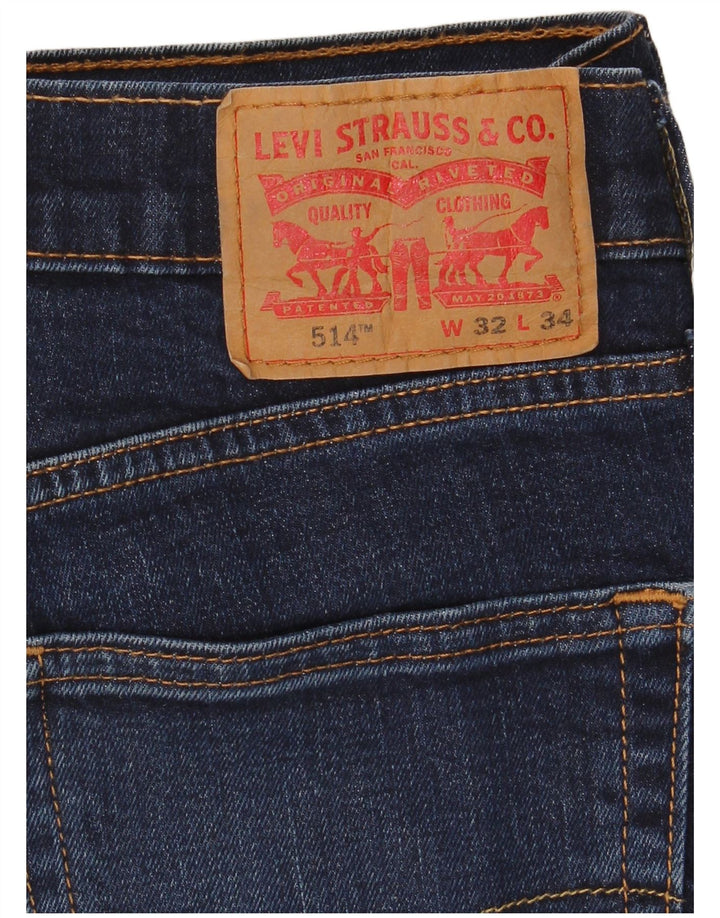 Levi's Jeans rectos 514 para hombre W32 L34 Algodón azul marino