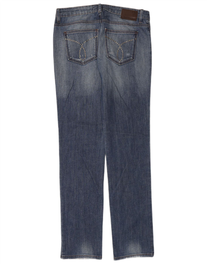 Vaqueros ajustados para mujer Calvin Klein W29 L33 Algodón azul