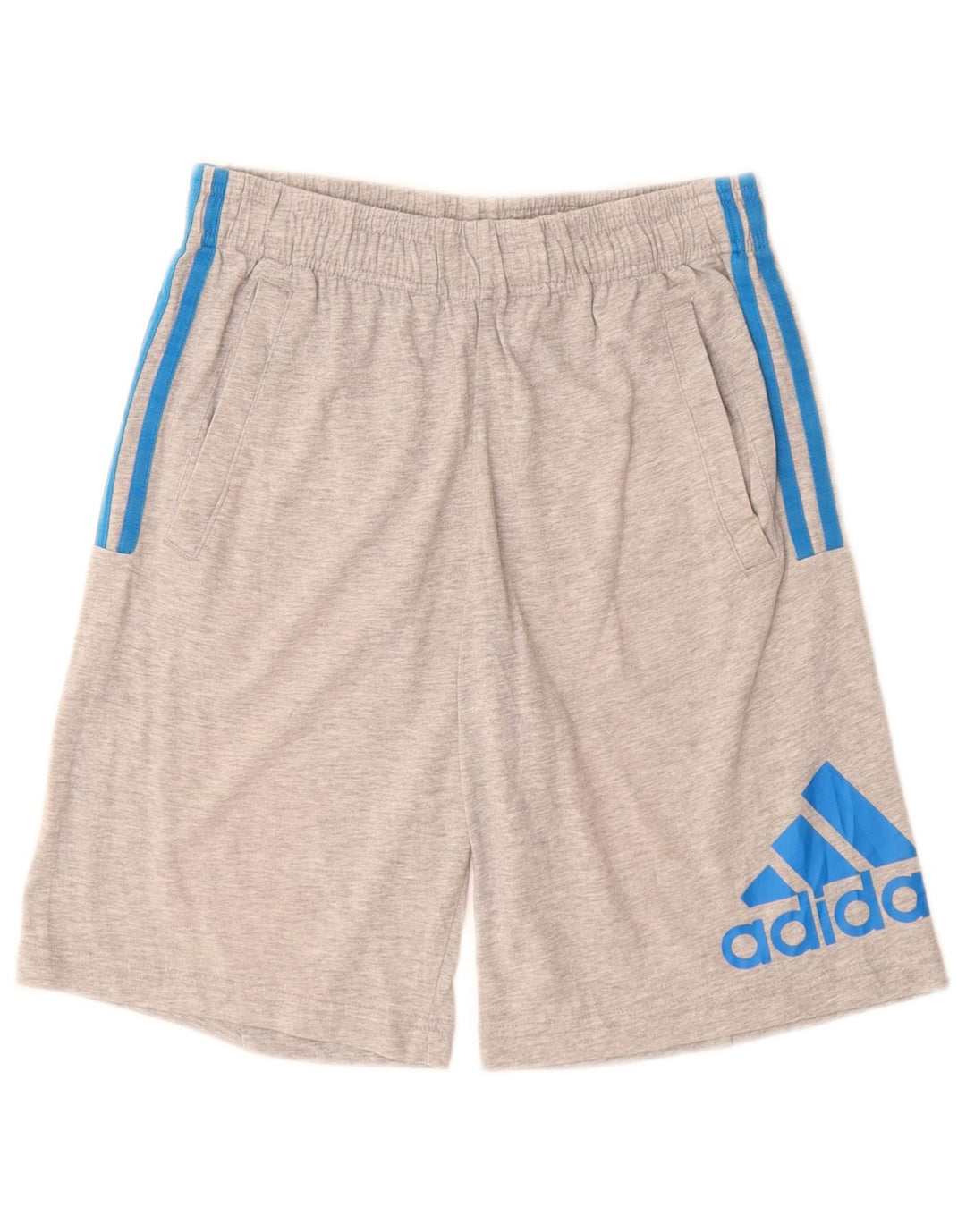 Adidas Pantalones cortos deportivos con gráficos para niños 13-14 años Algodón gris