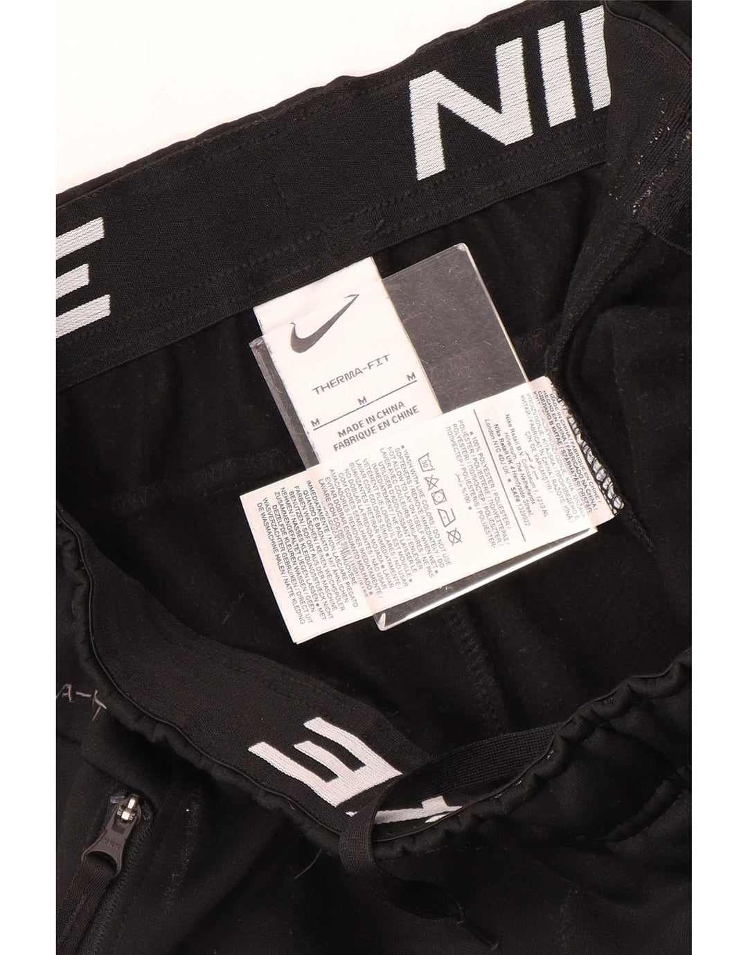 Nike Hombre Therma-Fit Pantalones De Chándal Joggers Medium Negro Poliéster