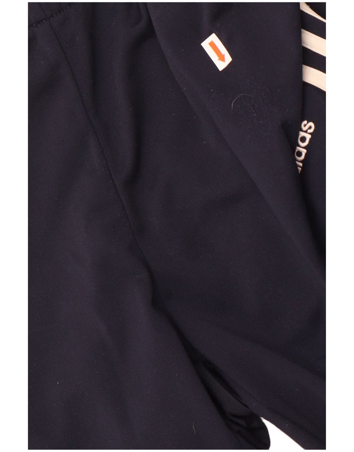 Adidas Pantalones de chándal para mujer UK 8/10 Small Azul marino Poliéster