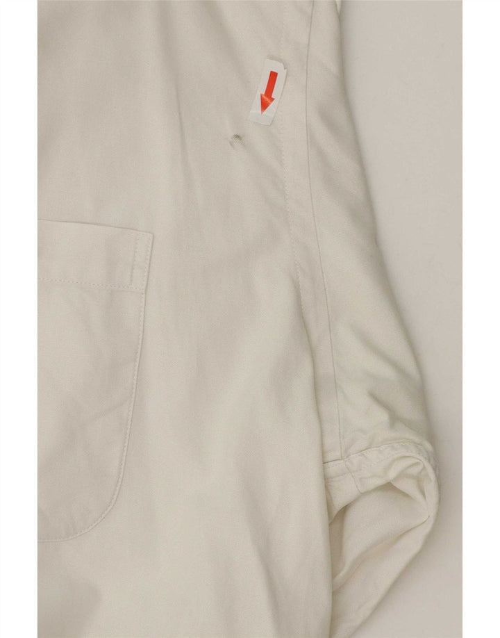 Camisa Lacoste Hombre Talla 42 Grande Algodón Blanco