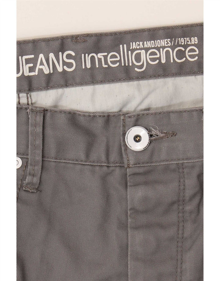 Pantalones Cortos Casuales Jack & Jones Hombre W32 Gris Medio